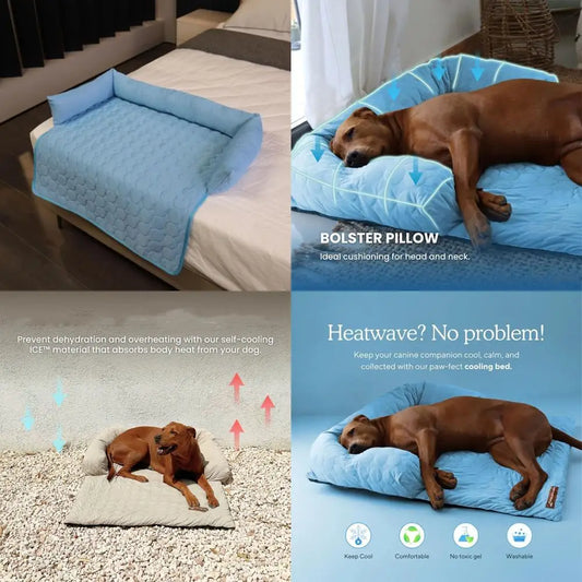 ChillRelief Cooling Dog Bed